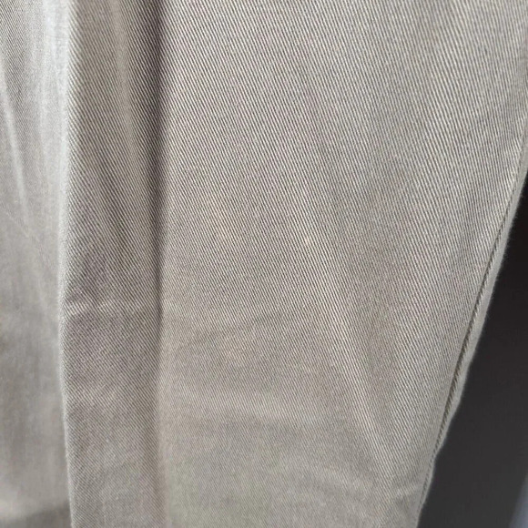 Coldwater Creek Pants Womens Medium Tan Drawstring Pockets Button Zip - Picture 4 of 10